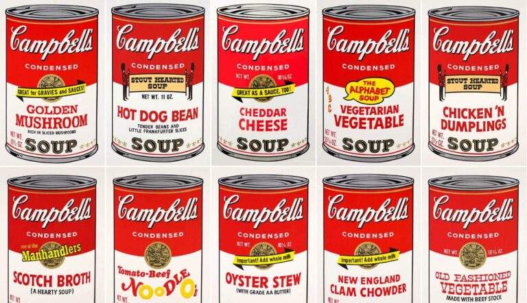 andy warhol campbells soup cans artwork
